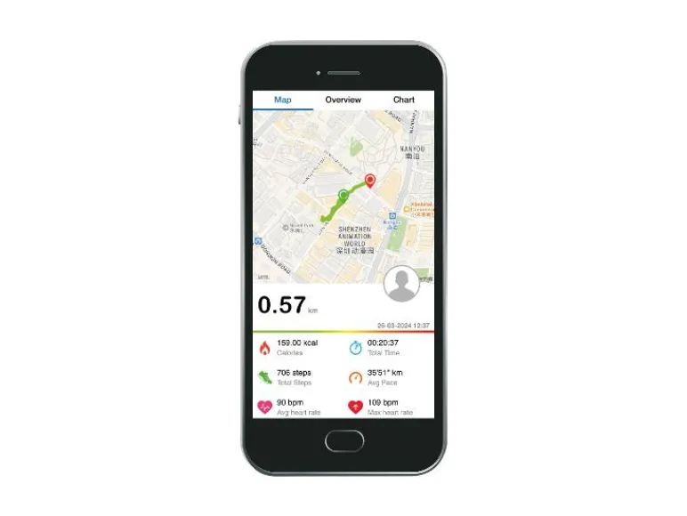 Sporthorloge met GPS - AMOLED-kleurendisplay - hartslagmeter<CRIVIT Online
