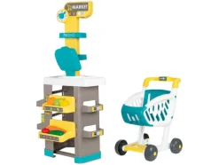 Supermarkt, met winkelwagen en kassa<SMOBY Clearance