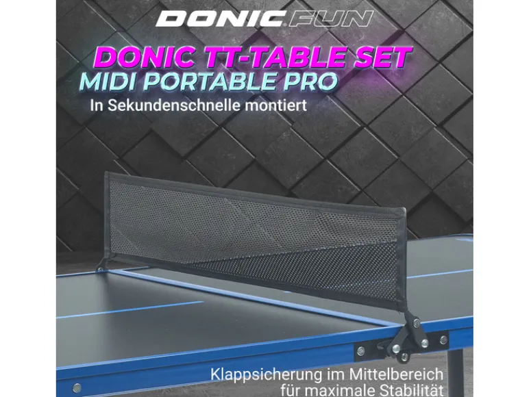 Tafeltennistafel set Midi Portable PRO<DONIC Online