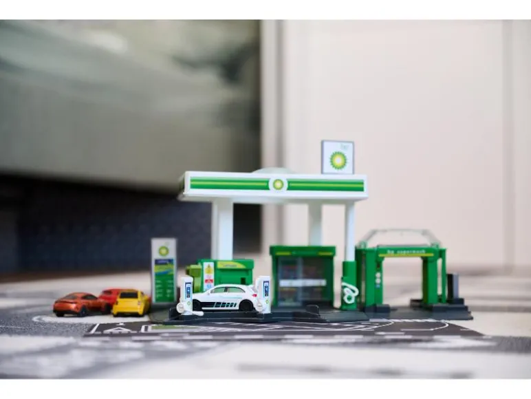 Tankstation met tankwagen<Majorette Best