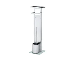 Toiletrolhouder met toiletborstel Debar<Wenko
