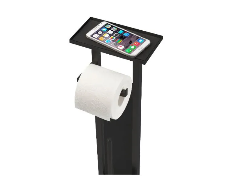 Toiletrolhouder met toiletborstel Debar<Wenko