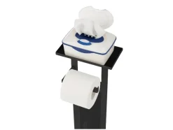 Toiletrolhouder met toiletborstel Debar<Wenko