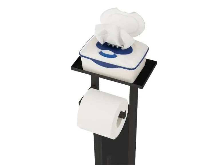 Toiletrolhouder met toiletborstel Debar<Wenko