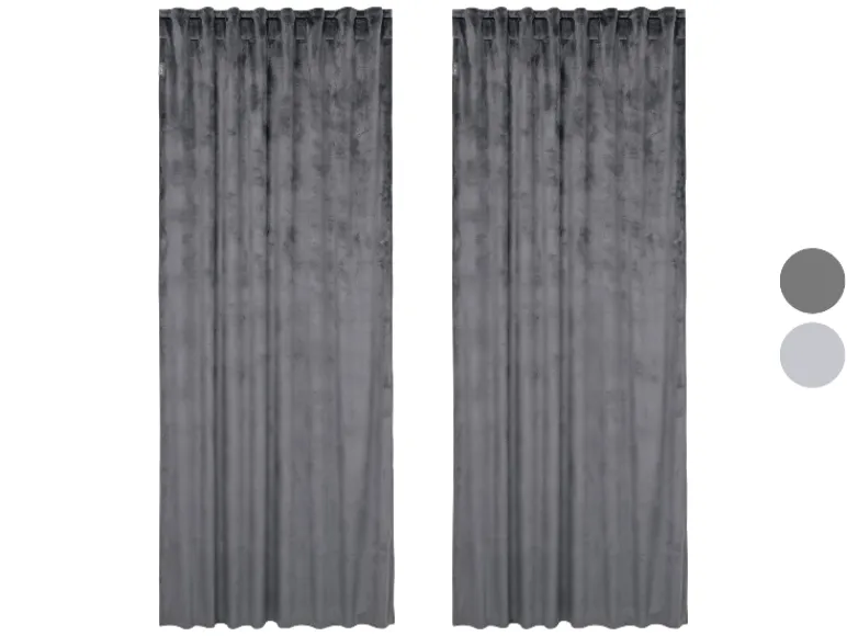 Velours gordijnen 135 x 245 cm<LOOKS by Wolfgang Joop New