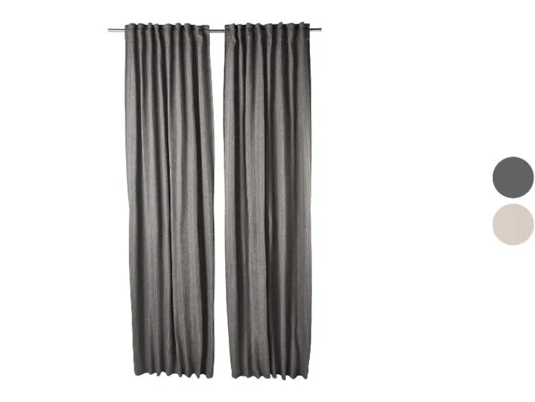 Verduisterende gordijnen 135 x 254 cm<LIVARNO® Clearance