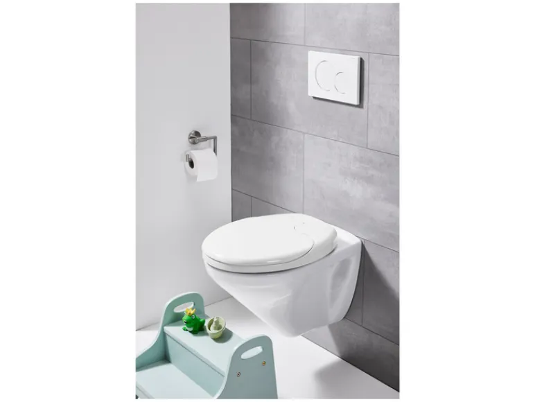 WC-zitting met geïntegreerde kinderzitting<LIVARNO home Clearance